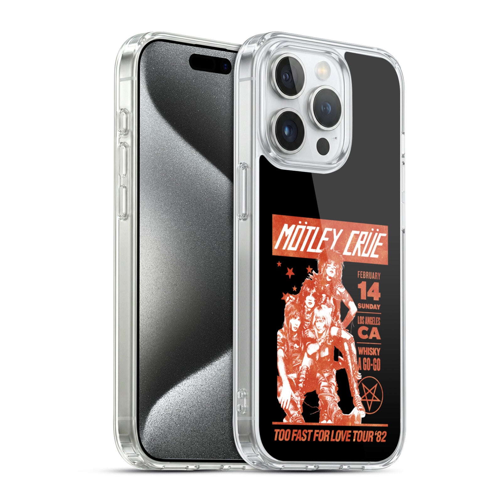 Official Motley Tours Gel Case for Apple iPhone Phones