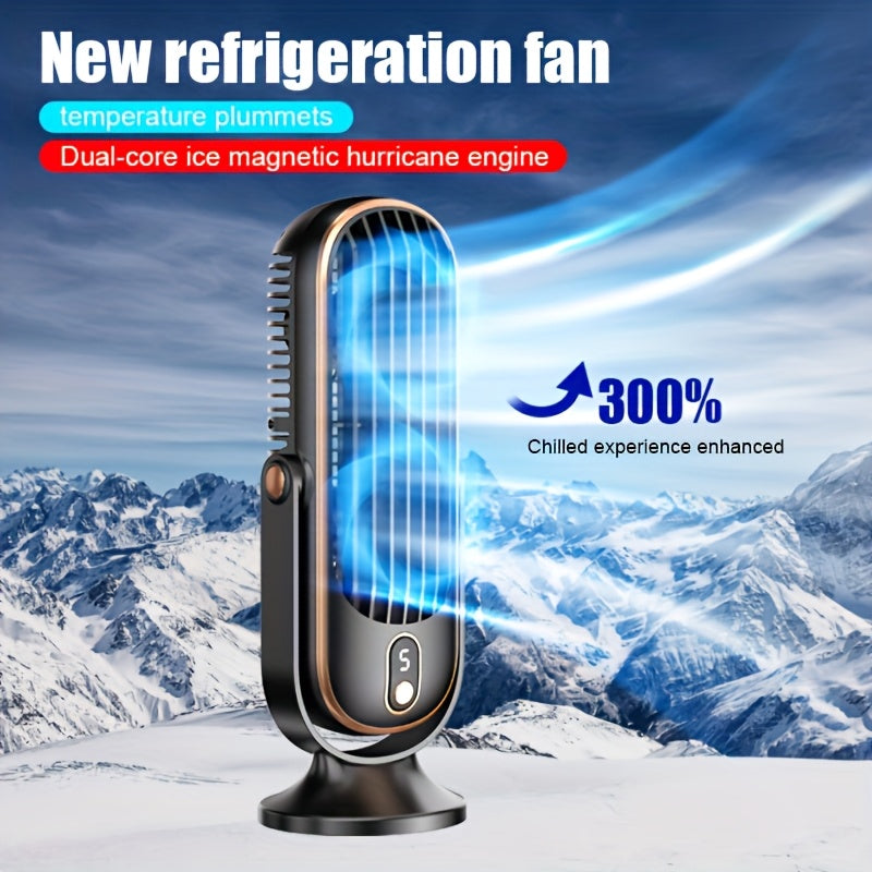 Portable Air Conditioner And Cooler Dual Motor 5-Speed 720 Degree Surround Cooling Fan