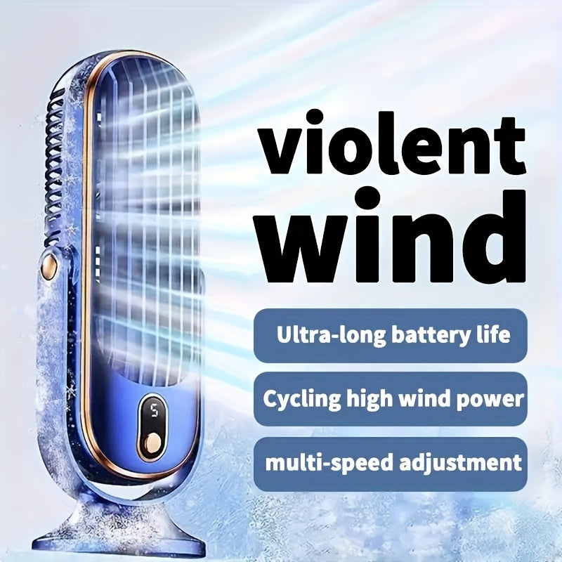 Portable Air Conditioner And Cooler Dual Motor 5-Speed 720 Degree Surround Cooling Fan