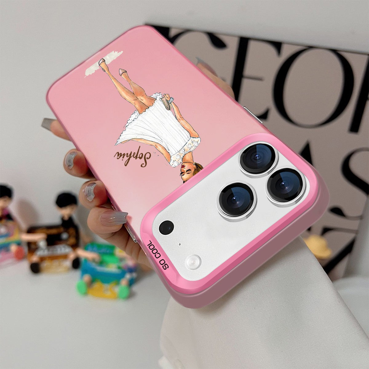 IPhone Case For iPhone 16 Pro 14 15 Pro Max 17e Customized Fashion Girls Cover