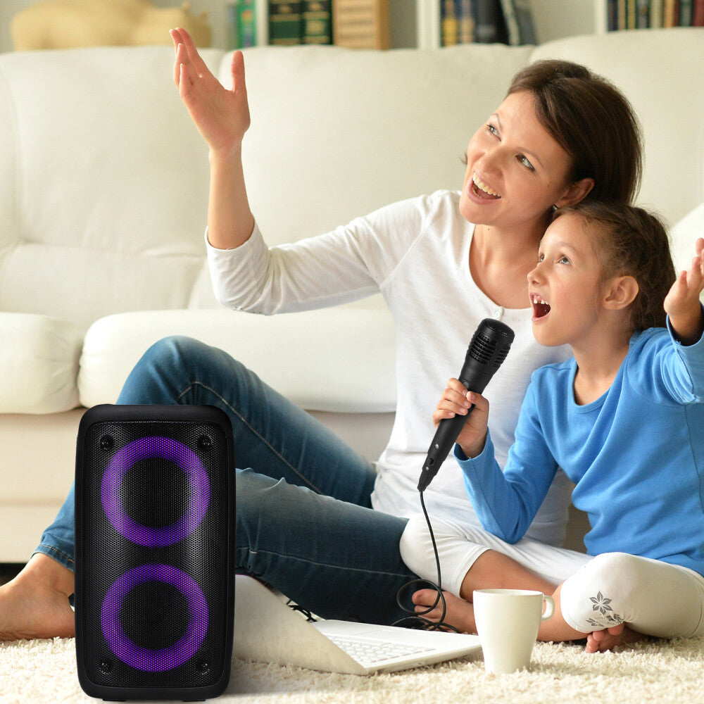 3000W Portable Bluetooth Speaker Sub woofer Heavy Bass Sound System Party & Mic