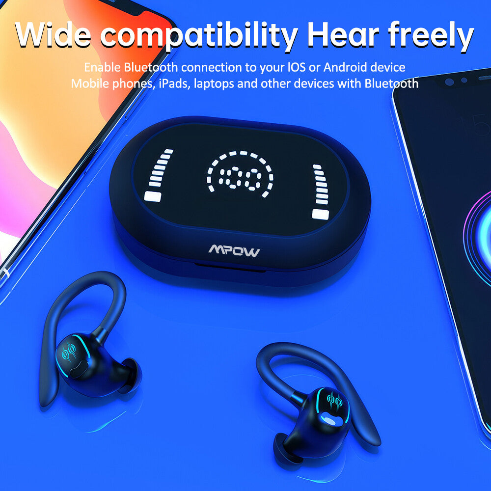 Deep Bass Wireless Earbuds Bluetooth 50Hrs Playback