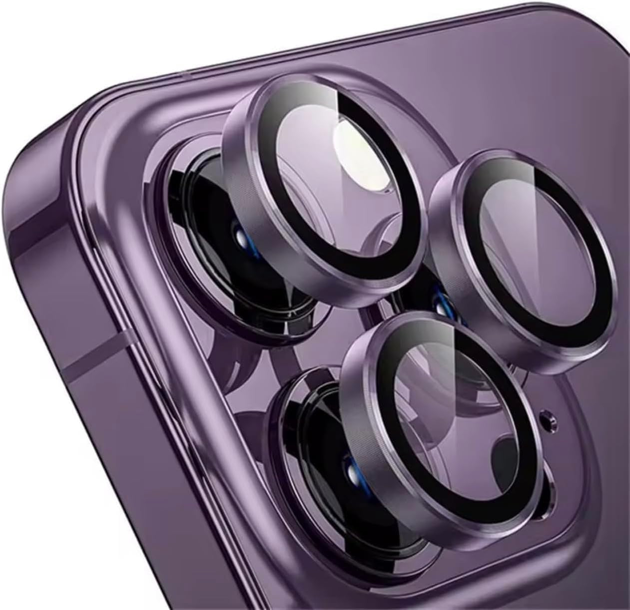 Camera LensGlass Protector Metal Ring for iPhone 17 Pro 14Pro 15Pro 16Pro 17E 13