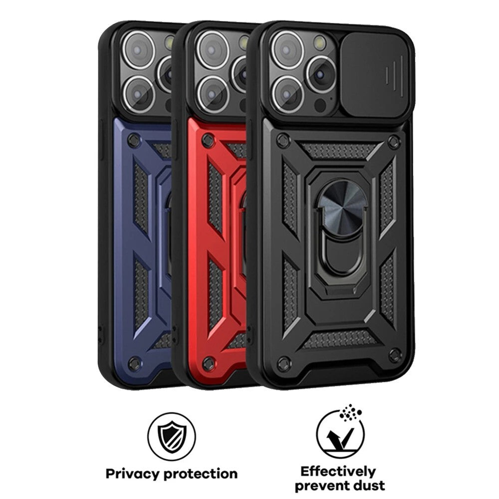 Case For iPhone 14 13 12 11 Pro Max Plus XR Shockproof Magnetic Ring Lens Cover