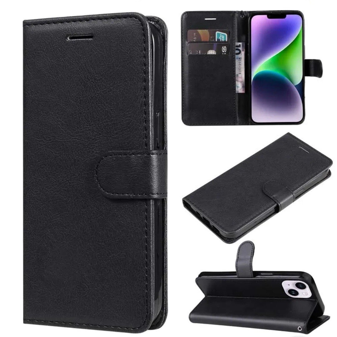 Case For iPhone 17 Pro Max 17e 15Pro 14 13 12 11Pro XR SE 16 Leather Flip Wallet