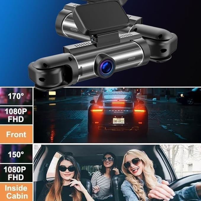 Car Dash Cam Video Recorder Camera Dual lens 1080P