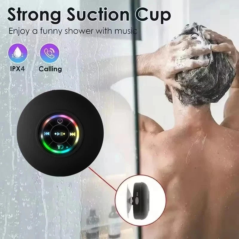 Waterproof Bluetooth Speaker Shower Suction Portable Wireless 10M