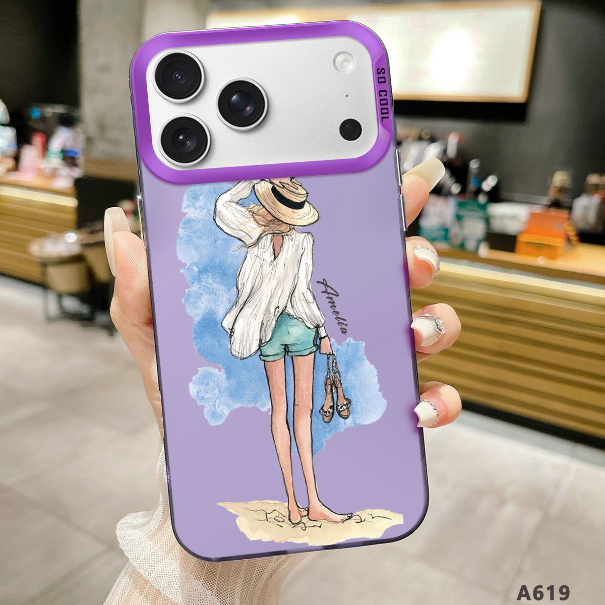 IPhone Case For iPhone 16 Pro 14 15 Pro Max 17e Customized Fashion Girls Cover