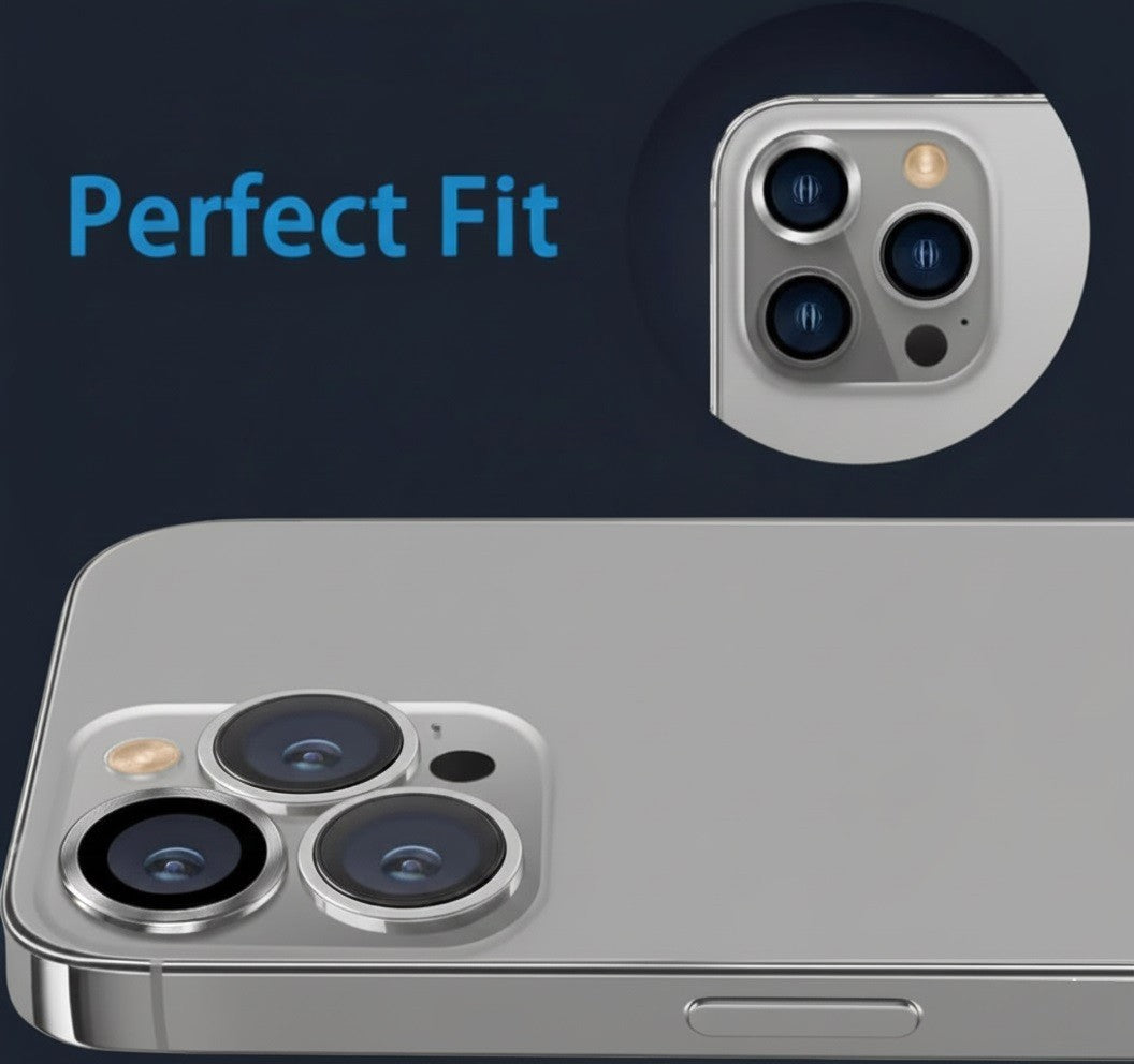 Camera LensGlass Protector Metal Ring for iPhone 17 Pro 14Pro 15Pro 16Pro 17E 13