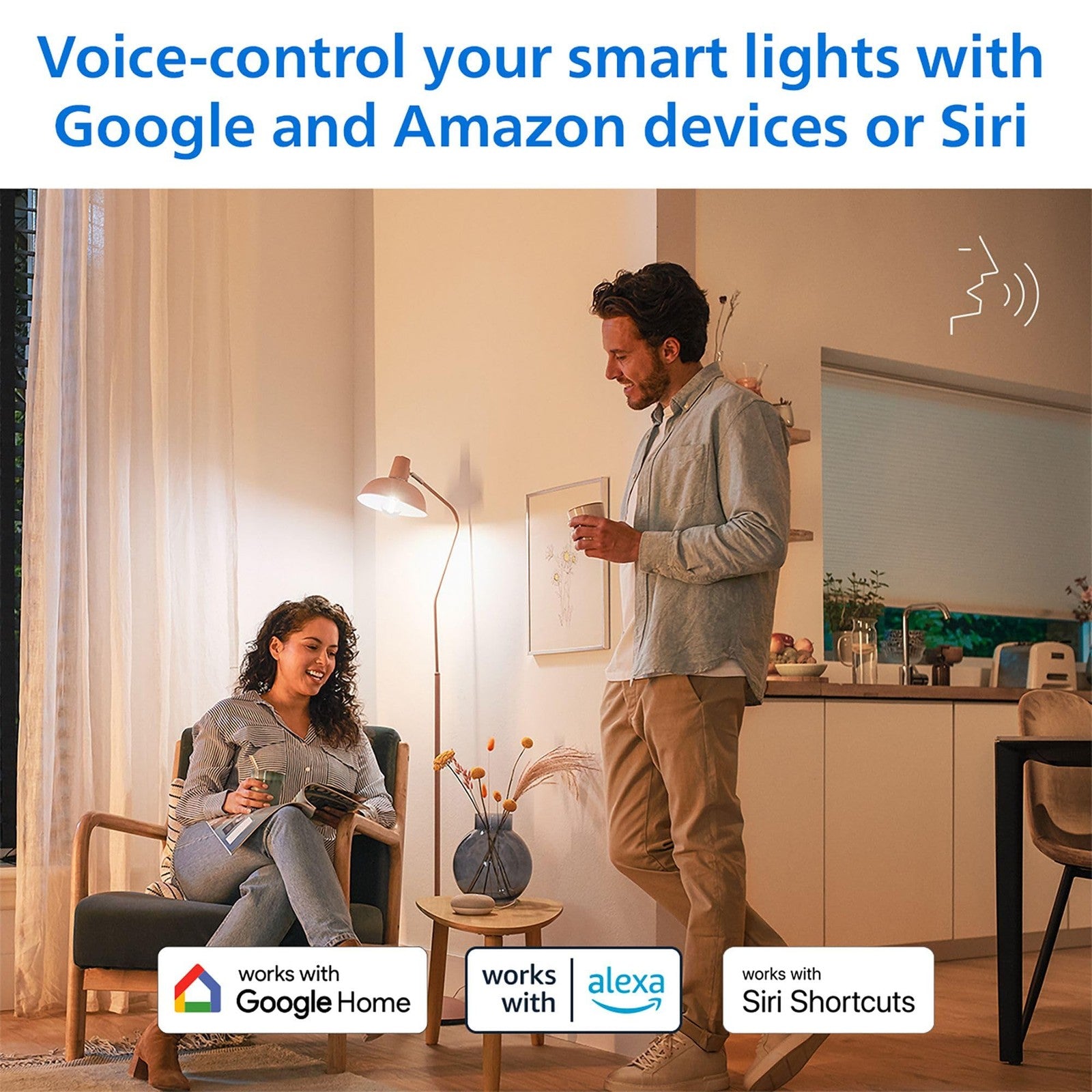 Philips Smart Wiz Connected LED Light Bulb B22 Dimmable 903 Lumens Tuneable