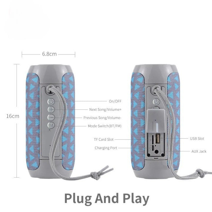 Bluetooth Speaker Portable TWS Wireless Sound Box Waterproof TF FM Radio UK