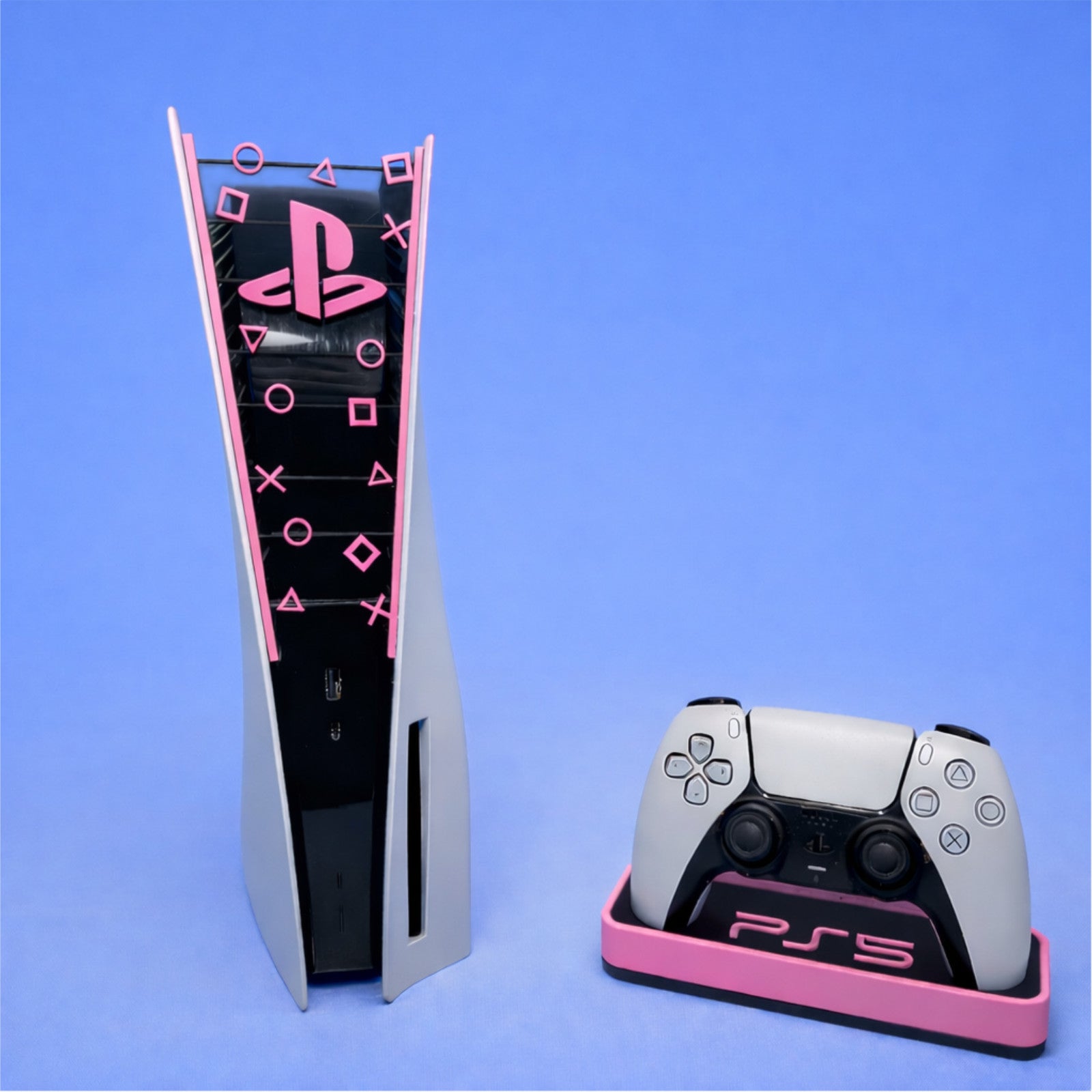 PS5 Faceplate & Controller Stand Accessories Set