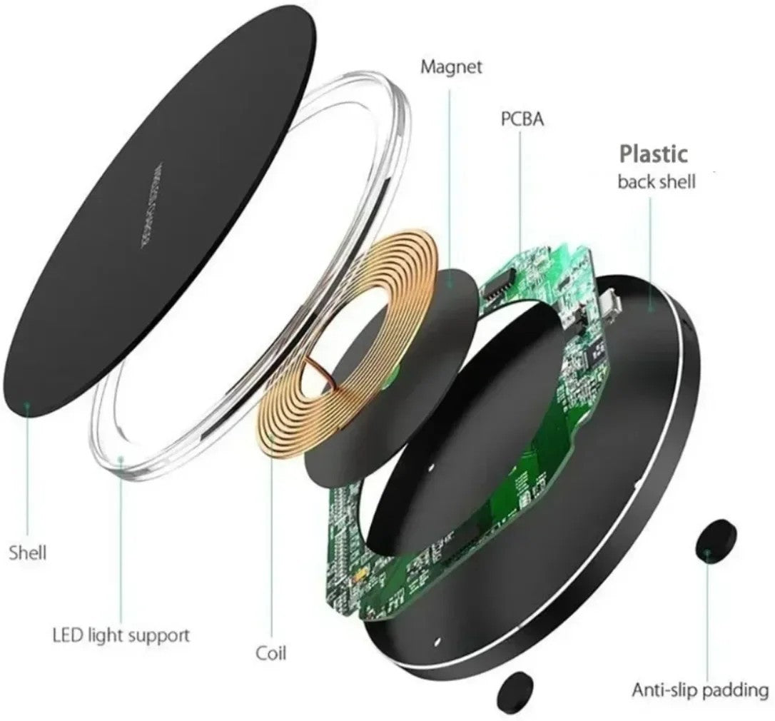 100W Fast Wireless Charger Charging Pad For Universal