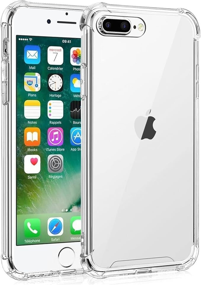 Case For iPhone 16 15 14 Pro Max Plus 13 11 12 7 8 Clear Cover Shockproof