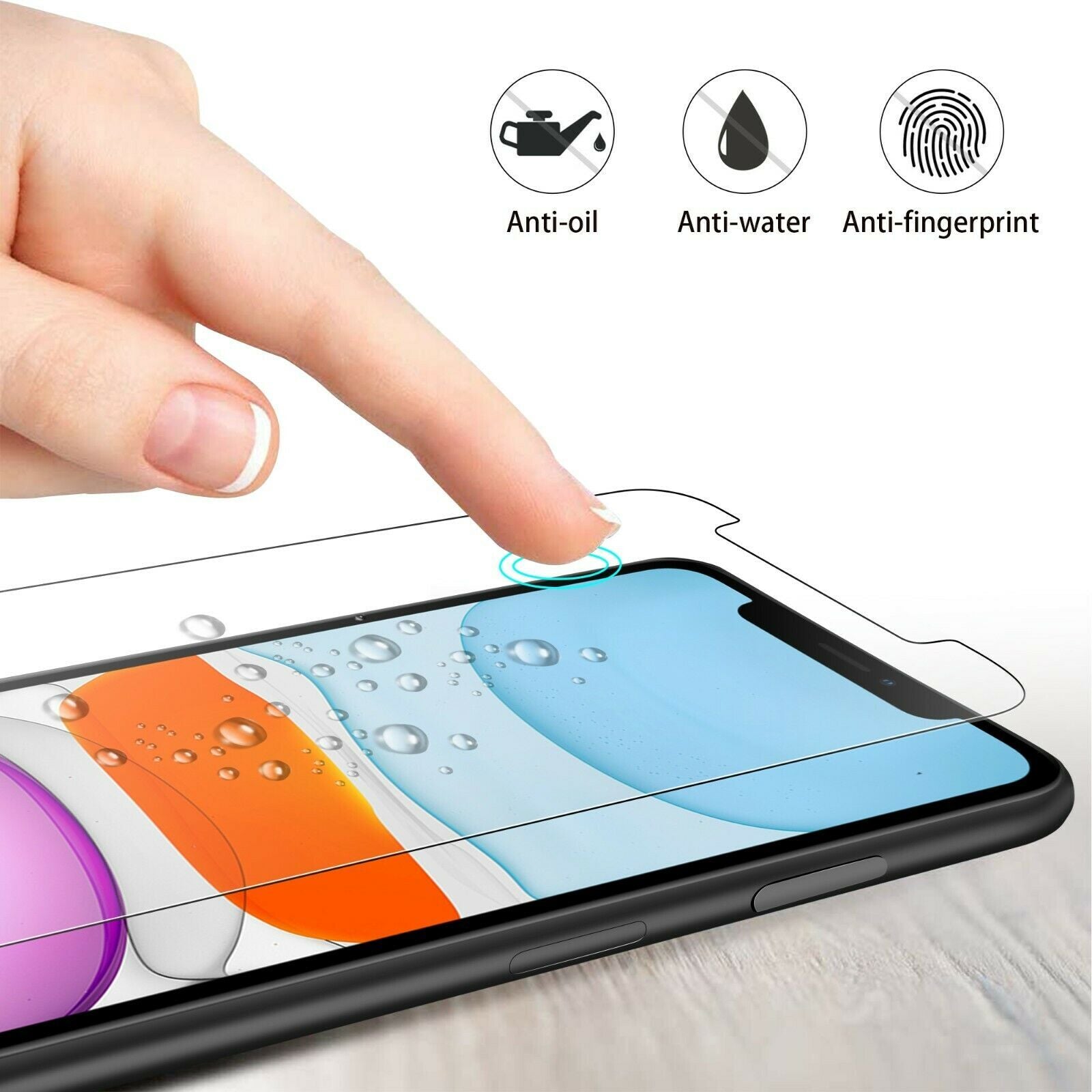 4x Tempered Glass Screen Protector For Apple iPhone