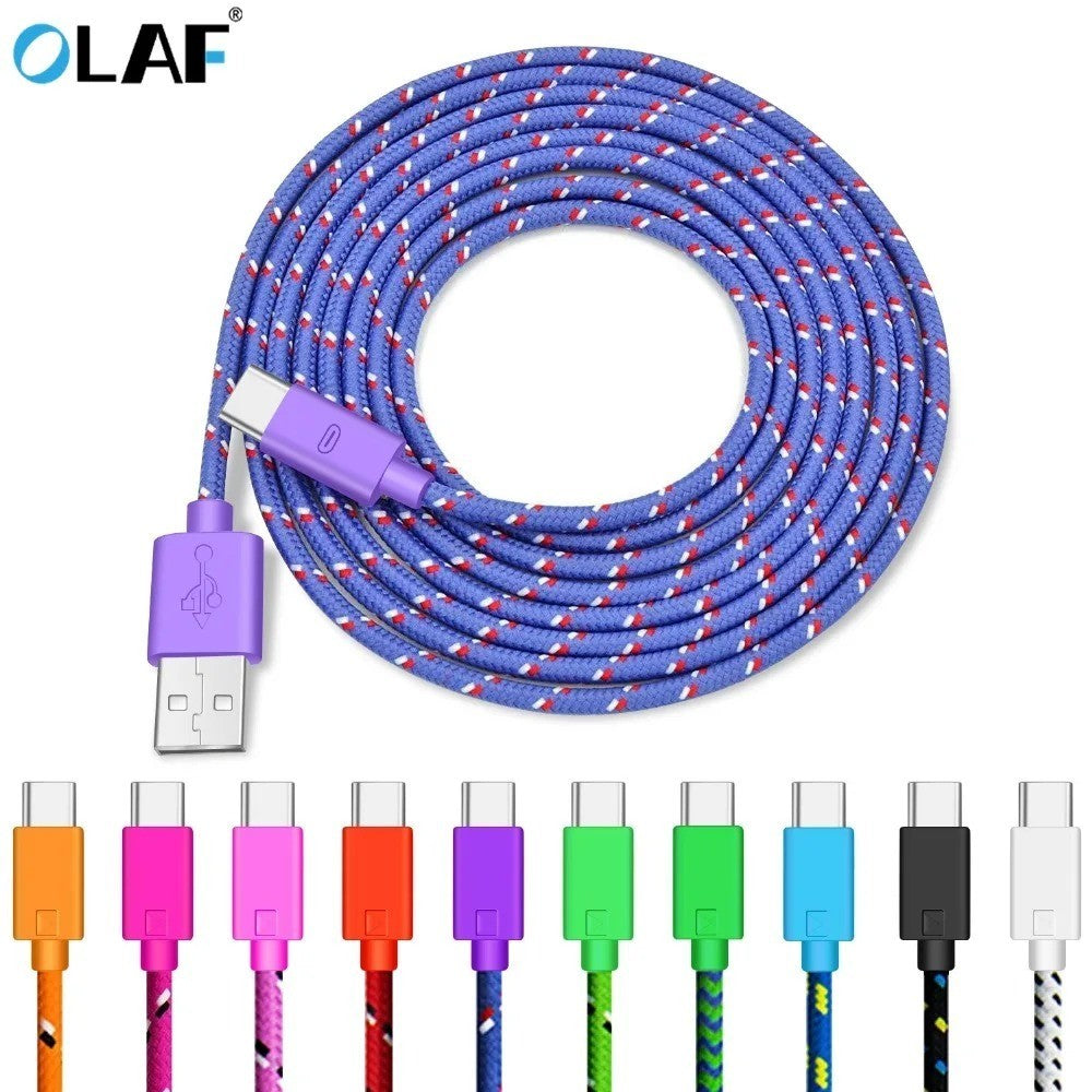 Heavy Duty USB Type C Fast Charging Cable 2m 3m
