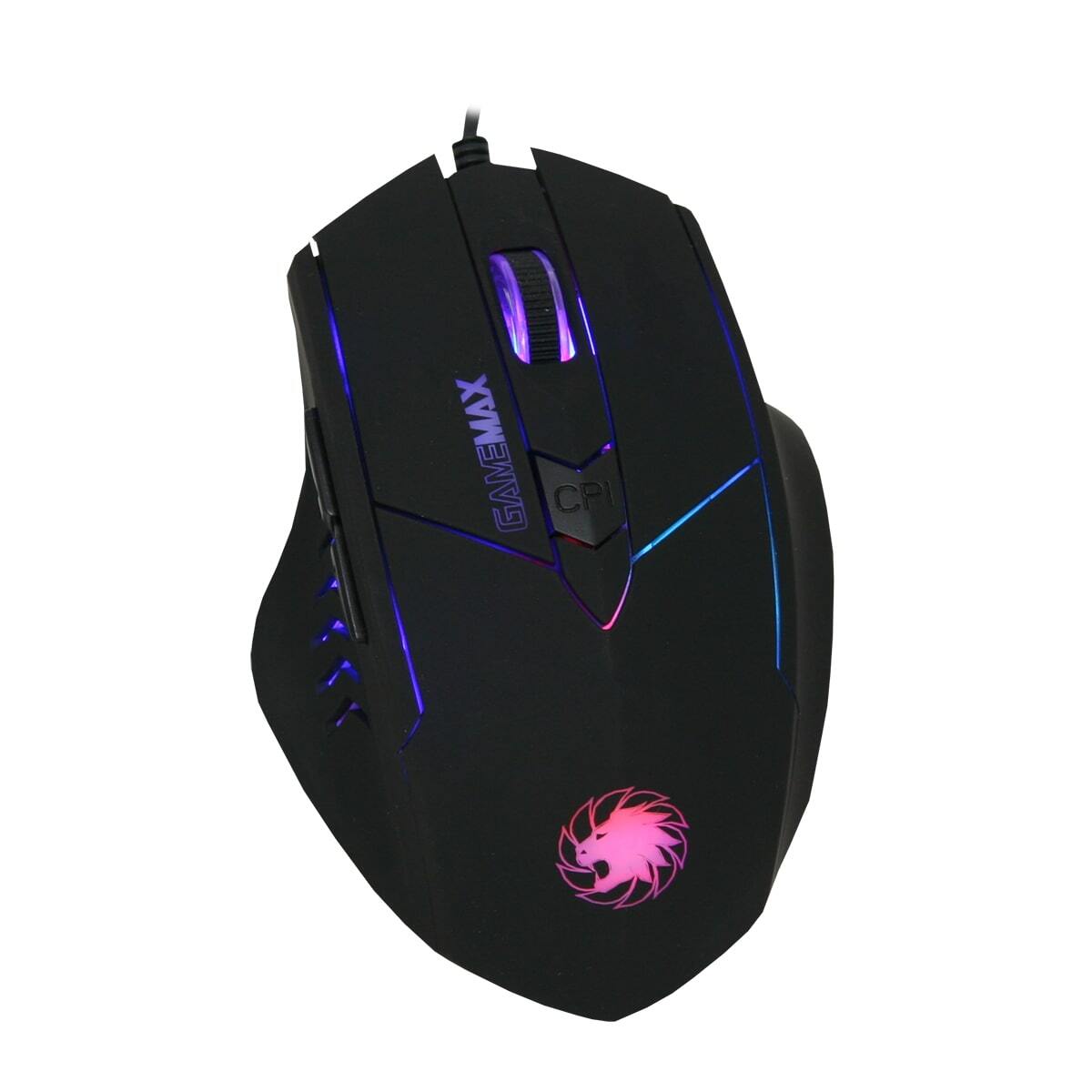 Game Max Tornado Gaming Mouse 7 Color LED Side Buttons