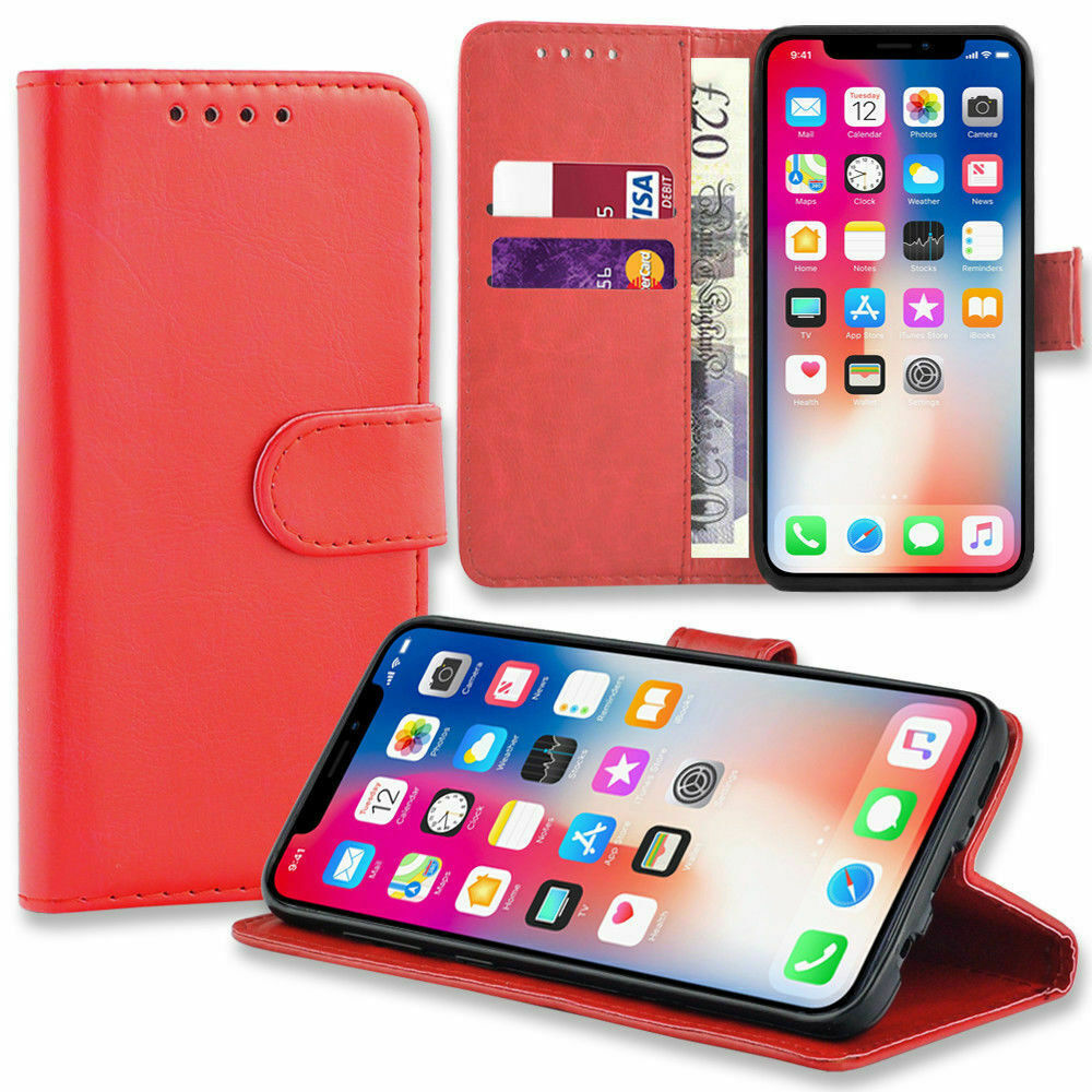 Case For iPhone 17 16 Pro Max Plus 15 14 13 12 11 XR 8 Leather Flip Wallet Cover