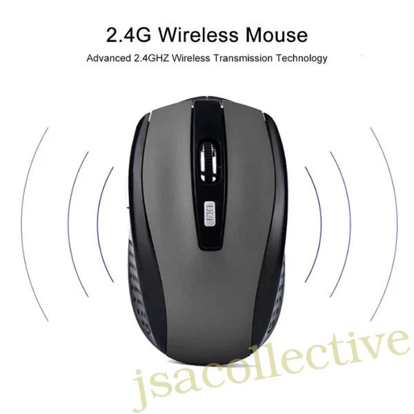 Wireless Mouse For Laptop Cordless 2.4ghZ USB