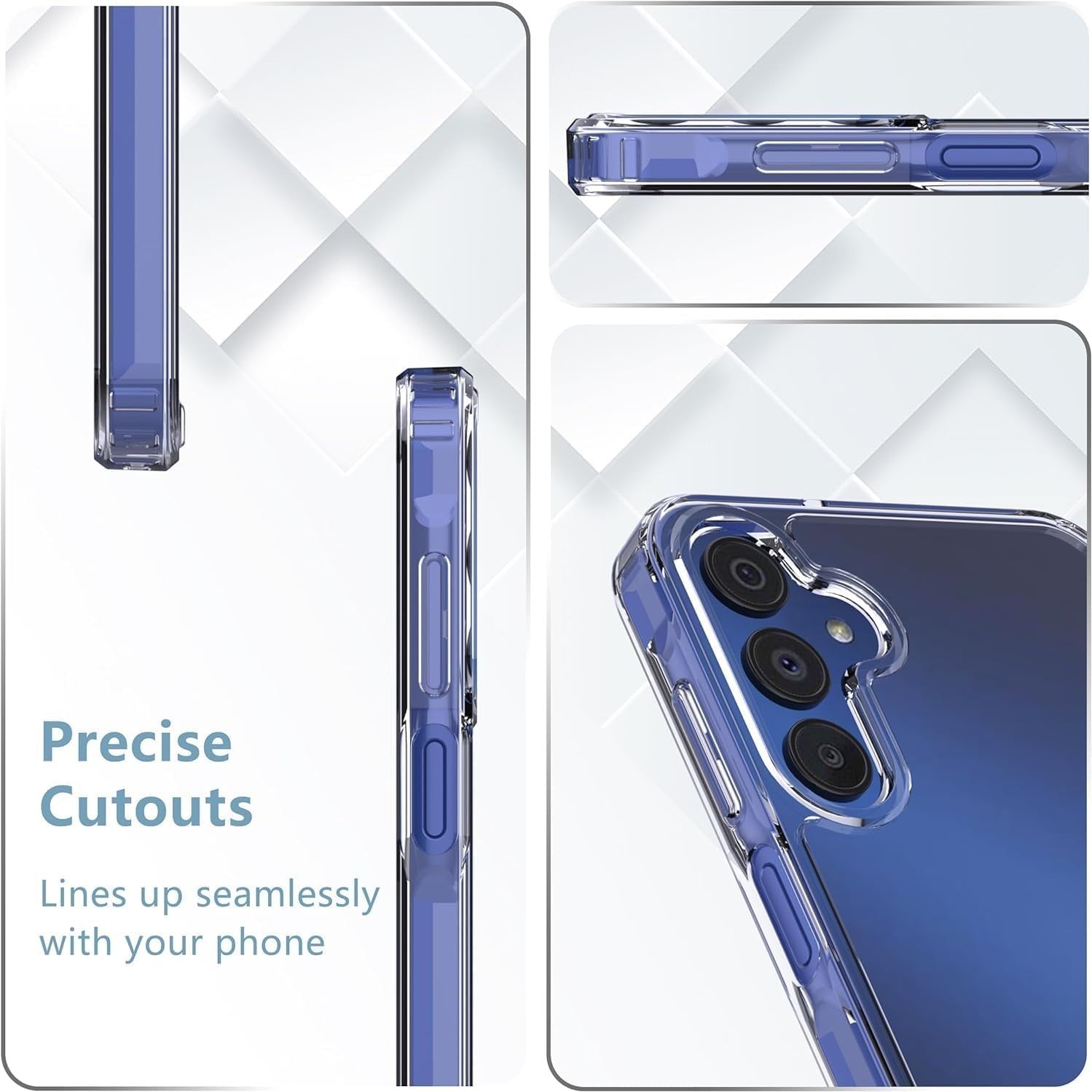 Case for Samsung Galaxy A17 A16 A15 A26 A36 A56 Shockproof Silicone Phone Cover