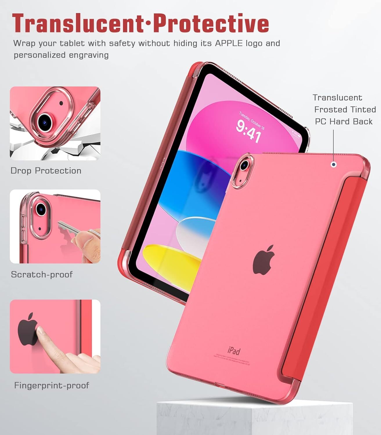 Leather Magnetic Smart Case for Apple iPad