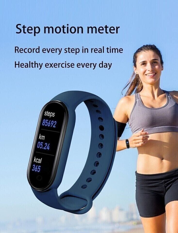 Fitbit Smart Watch Gym Band Fitness Tracker Heart Rate Monitor Sports Watch NEW