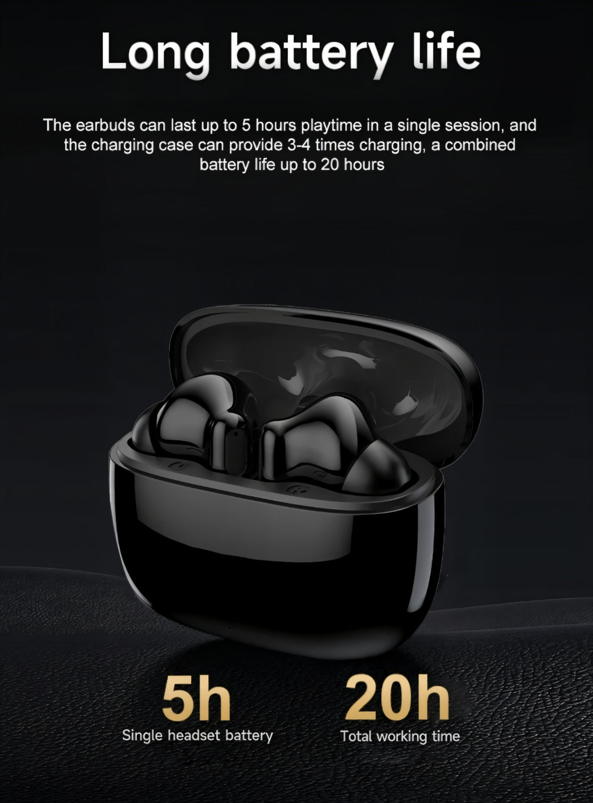 Wireless Earbuds Bluetooth 5.4 TWS Earphones In-Ear Pods for iPhone & Android