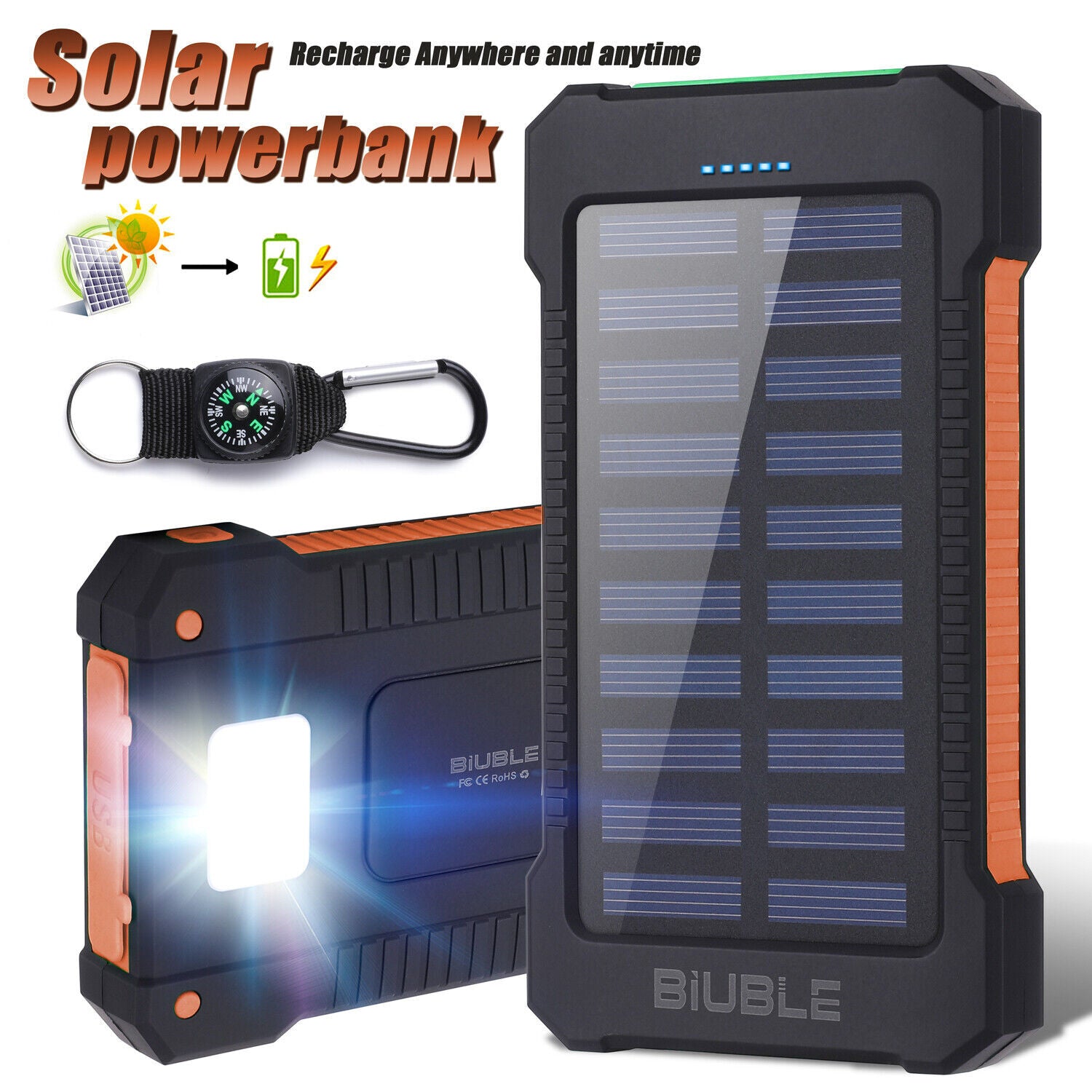 9000000mAh Power Bank 4 USB LED Fast Charger Battery Pack for Mobile Phone