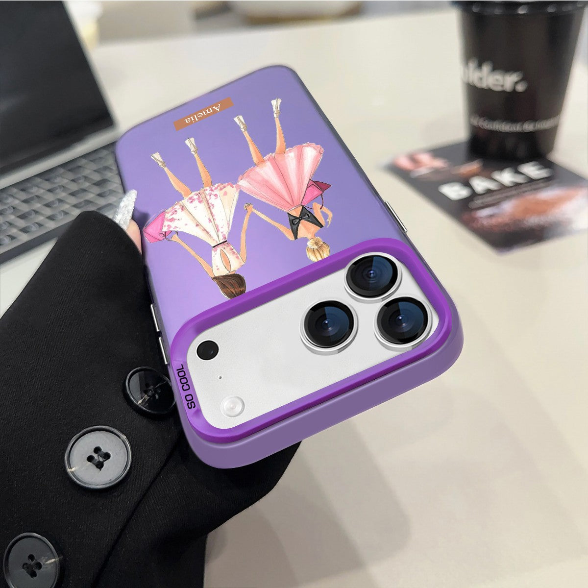 IPhone Case For iPhone 16 Pro 14 15 Pro Max 17e Customized Fashion Girls Cover