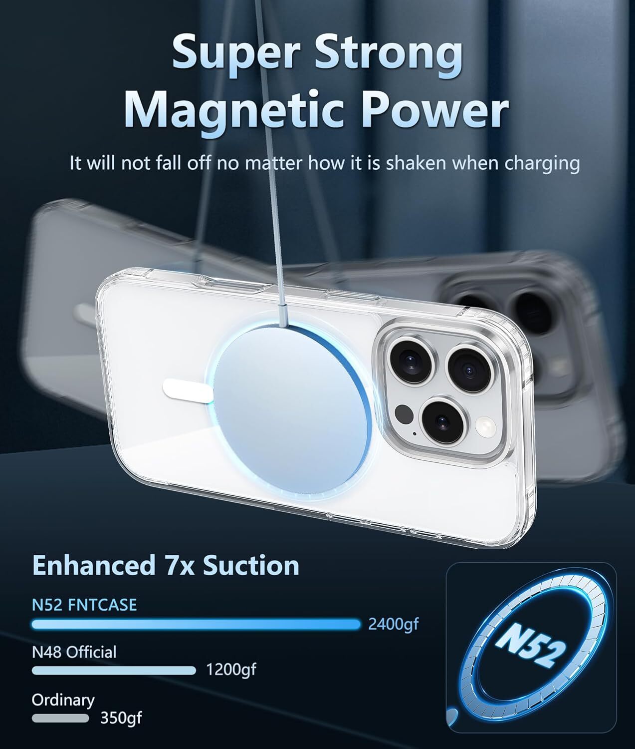 Shockproof Magnetic Case for iPhone 17 Pro Max, 16,17e,16 Pro,14Pro,15,13,12,14