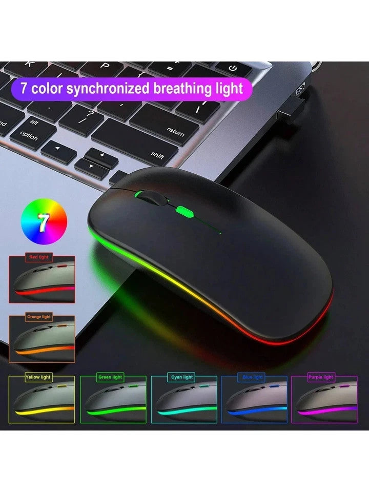 Wireless Mouse Rechargeable Battery Silent Ultra-Thin