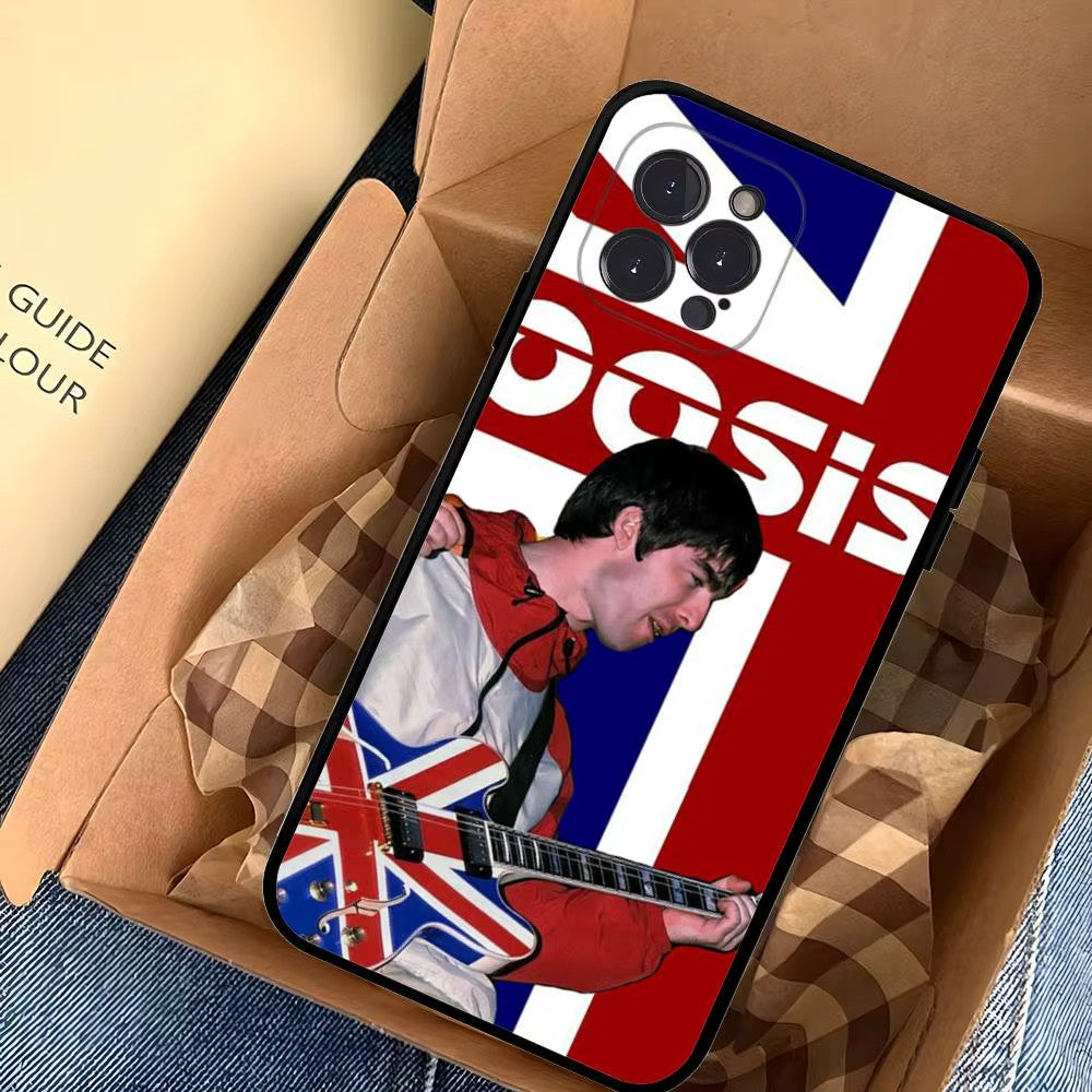 Rock Band Oasis Phone Case iPhone 17 16 15 14 13 12 Air/Max/Pro/Pro Max/Plus