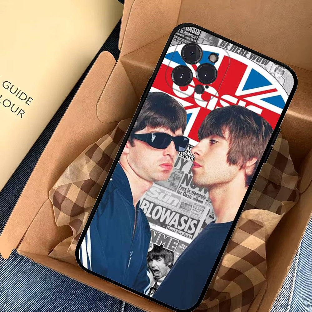 Rock Band Oasis Phone Case iPhone 17 16 15 14 13 12 Air/Max/Pro/Pro Max/Plus