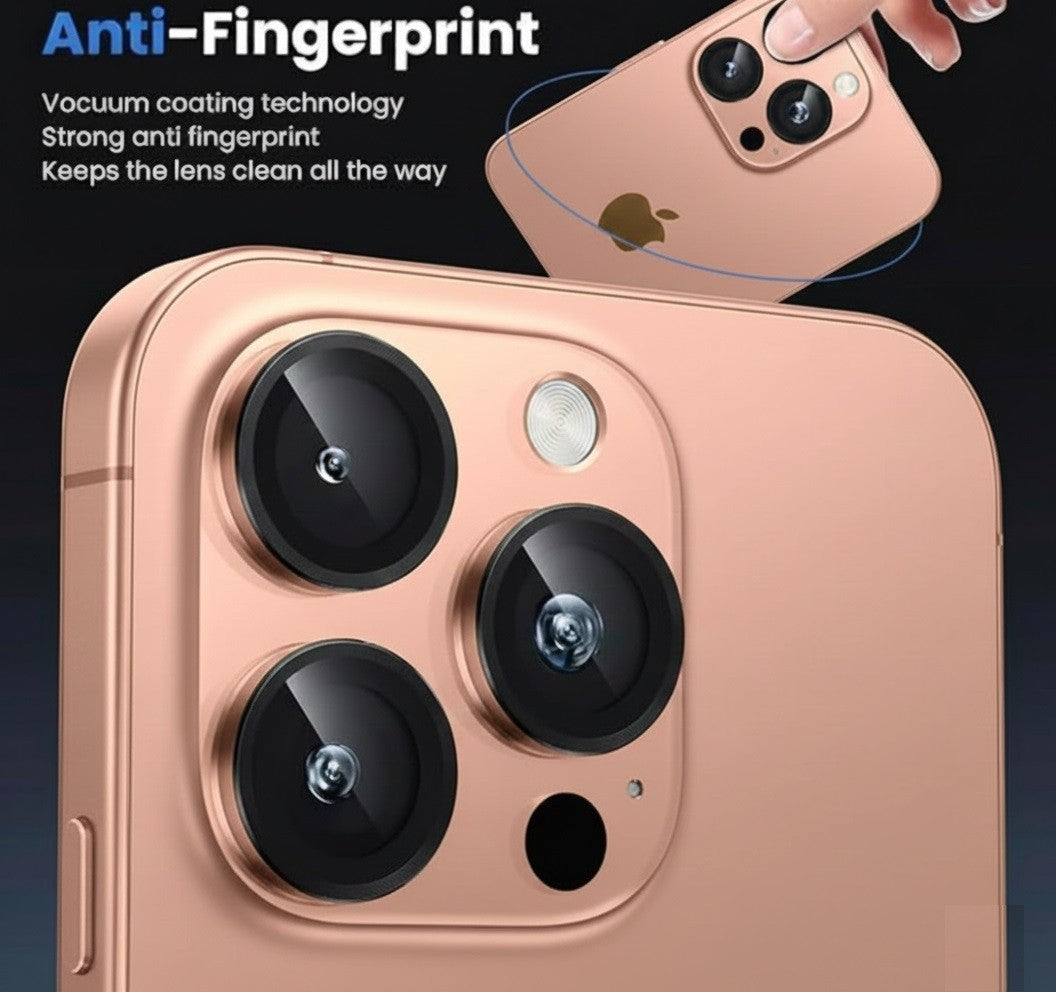 Camera LensGlass Protector Metal Ring for iPhone 17 Pro 14Pro 15Pro 16Pro 17E 13
