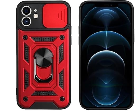 Shockproof Ring Stand Armor Case For iPhone