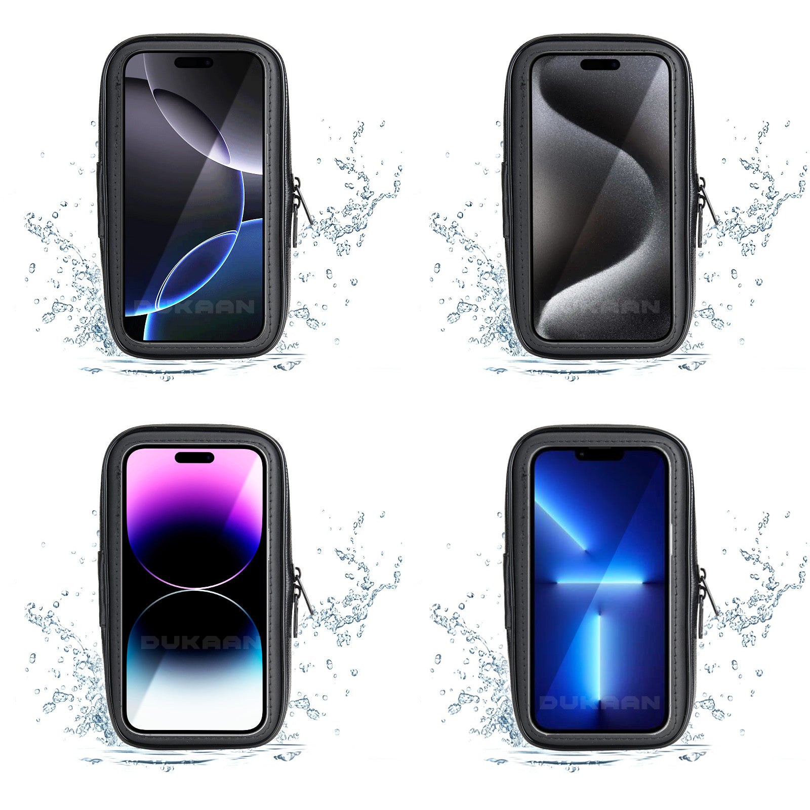 360° Bicycle Motor Bike Waterproof Phone Stand Case Mount Holder For All Mobile