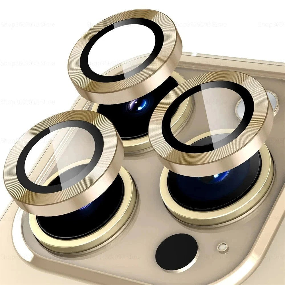 Camera LensGlass Protector Metal Ring for iPhone 17 Pro 14Pro 15Pro 16Pro 17E 13