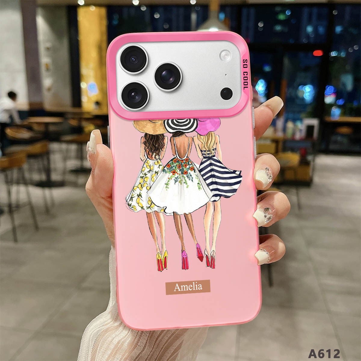 IPhone Case For iPhone 16 Pro 14 15 Pro Max 17e Customized Fashion Girls Cover