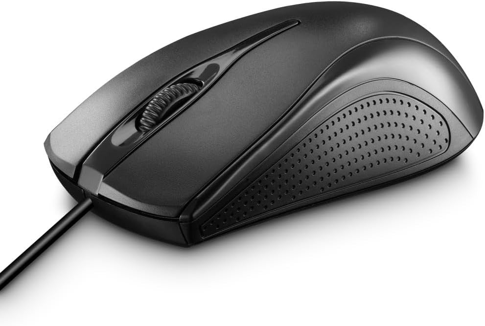 USB Wired Qwerty Keyboard And Mouse Set Combo Full-Size