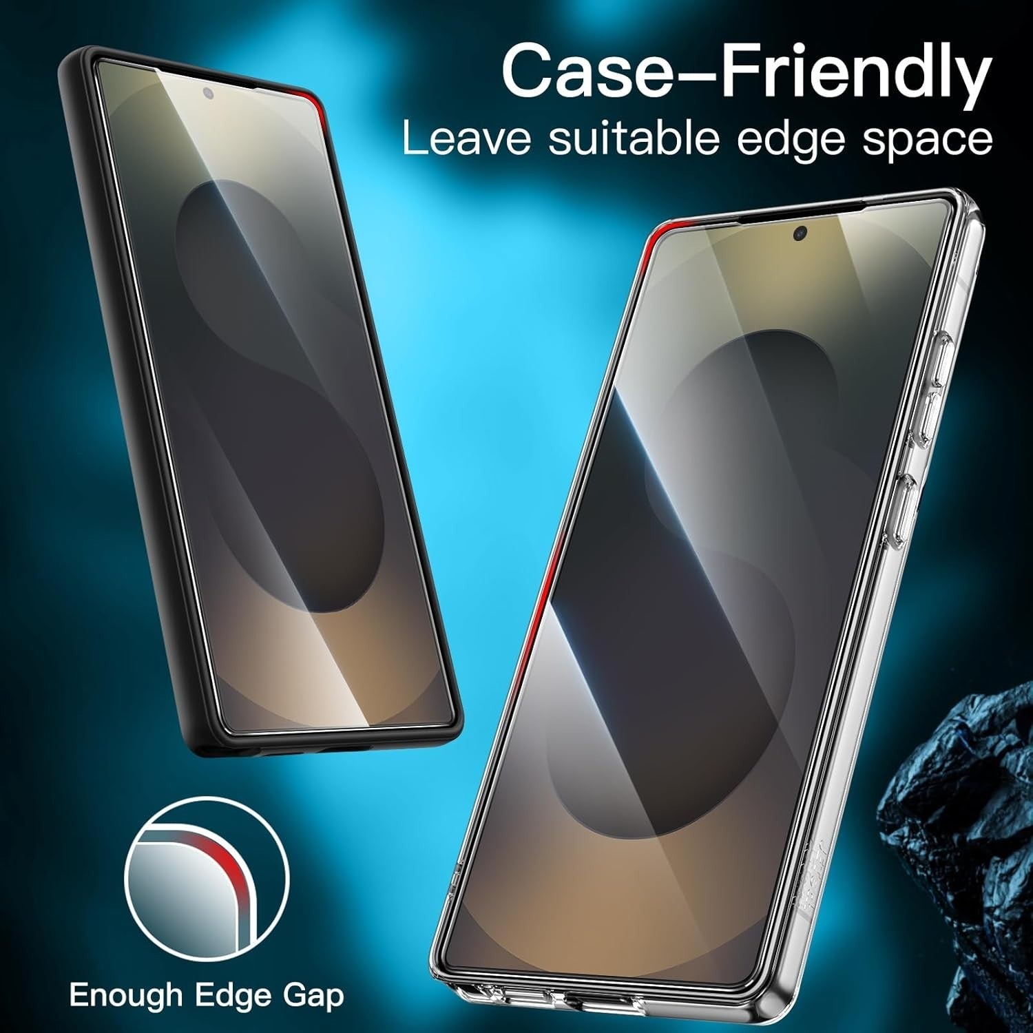 For Samsung Galaxy S25 S24 Ultra S23 S22 S21 + Tempered Glass Screen Protector