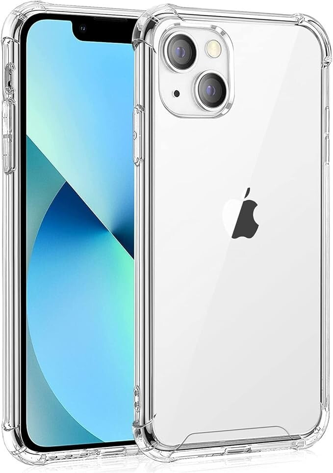Case For iPhone 16 15 14 Pro Max Plus 13 11 12 7 8 Clear Cover Shockproof