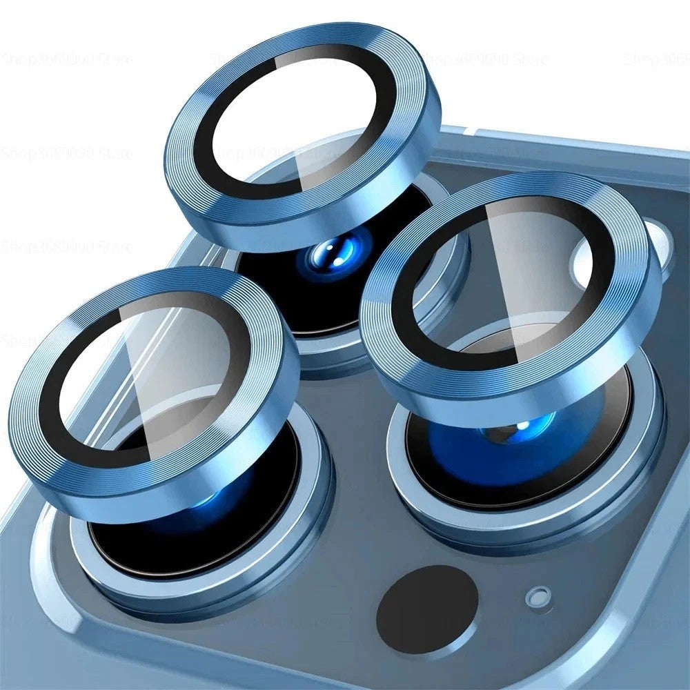 Camera LensGlass Protector Metal Ring for iPhone 17 Pro 14Pro 15Pro 16Pro 17E 13