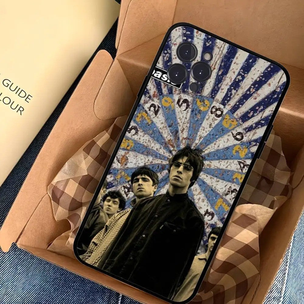 Rock Band Oasis Phone Case iPhone 17 16 15 14 13 12 Air/Max/Pro/Pro Max/Plus