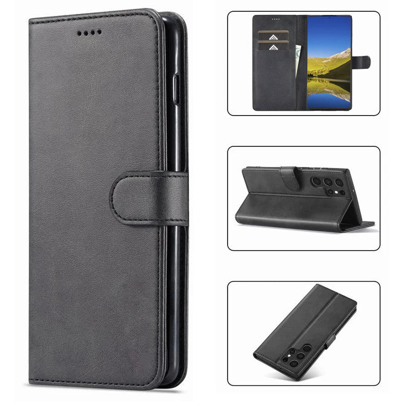 Leather Wallet Case for Samsung S Series