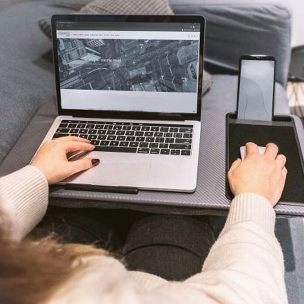 Portable Laptop Lap Desk Tray – Cushioned Support