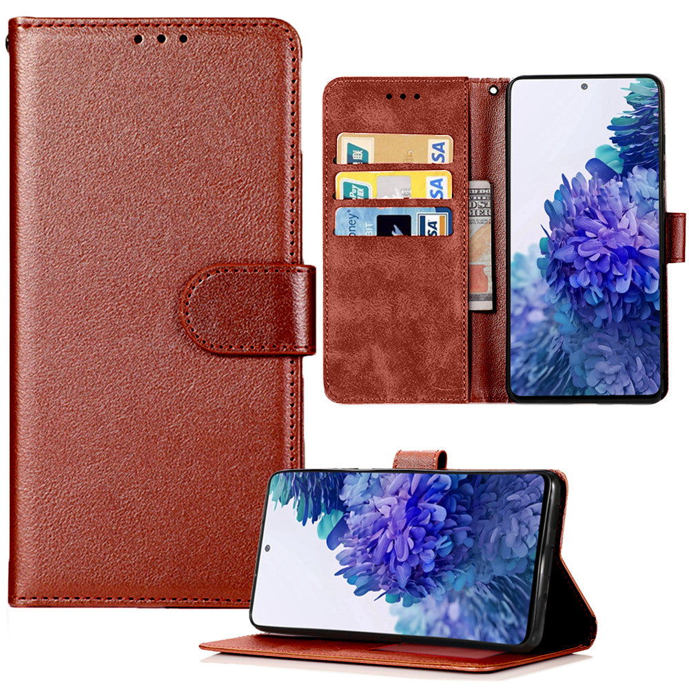 Flip Leather Phone Case for Samsung S25 Ultra S24 S23 S22 S21 + Magnetic Wallet