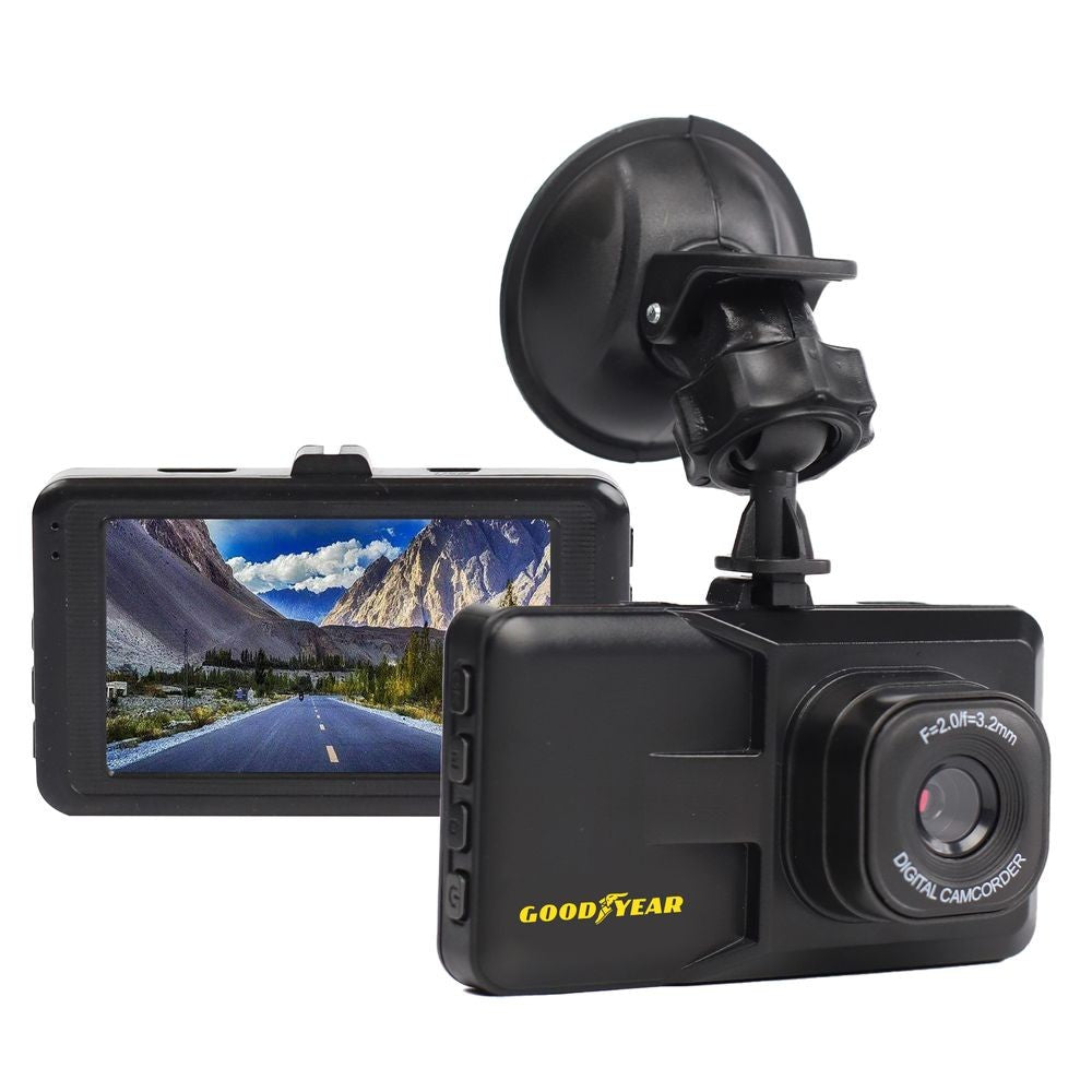 Compact Car Dash Cam 3'' LED Display Camera Video Recorder
