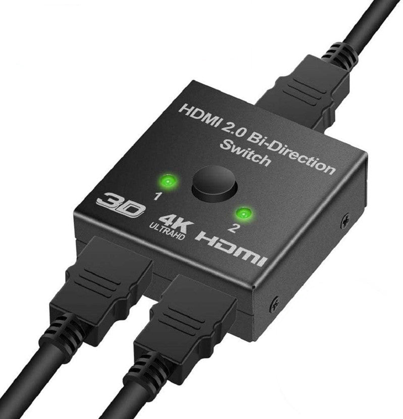 Bi-directional HDMI Switch Splitter 1 in to 2 Out For 4K 3D 1080 HDCP HDTV PC
