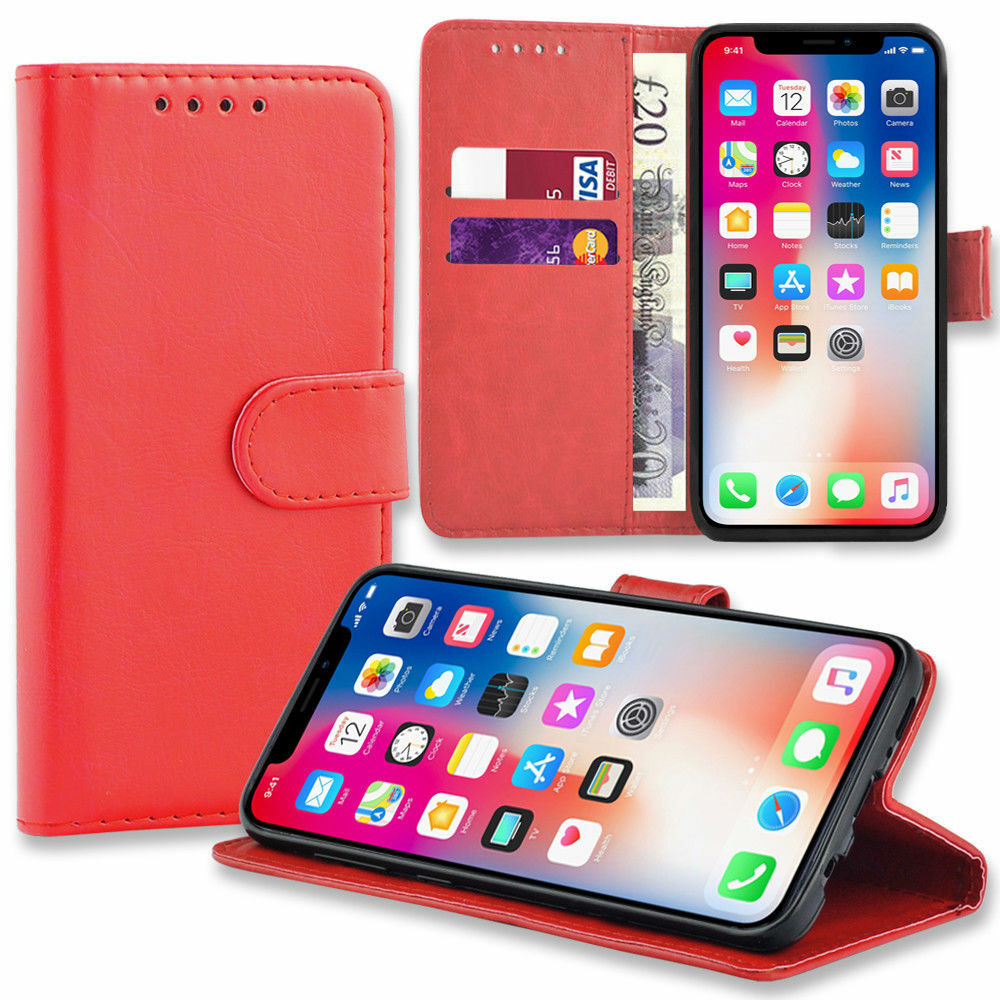 Case For iPhone 17 16 15 14 Pro Max Plus 13 12 11 7 XR Leather Flip Wallet Cover