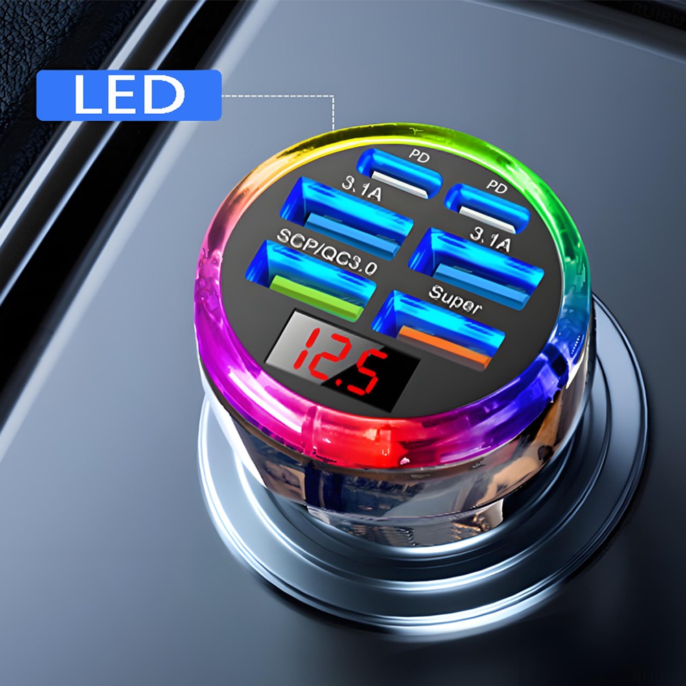 USB PD Car Phone Charger QC3.0 Fast Charging Accessories